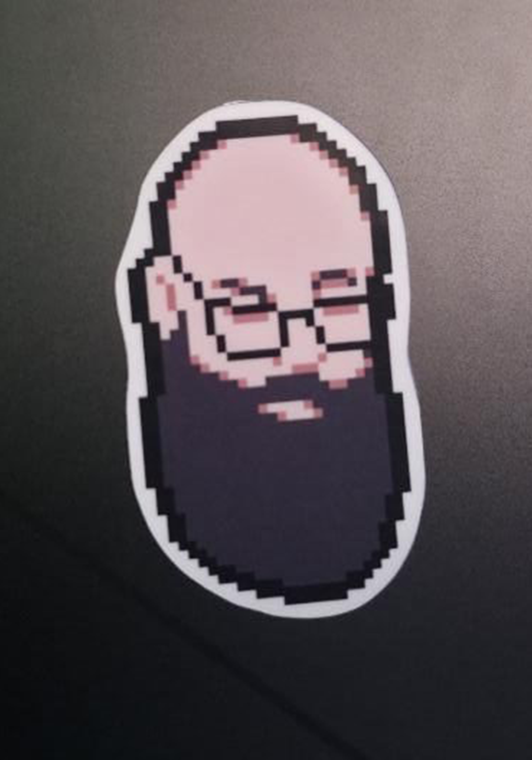 Papa Gut Head as a Sticker