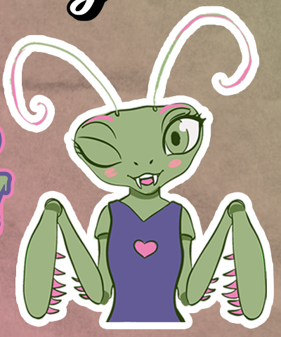 Princess Mantis Wink